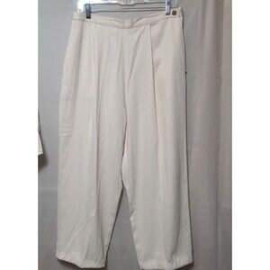 Loose Threads by Virginia Moreno Pants Size XL Silk Blend Wide Leg Beachy